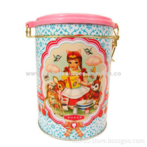 Food Sealed Tin Containers, Made of First Class Tinplate, Customized Packing Ways Accepted